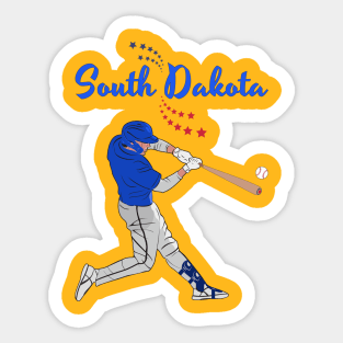 South dakota Baseball | America's Sports Cities Sticker